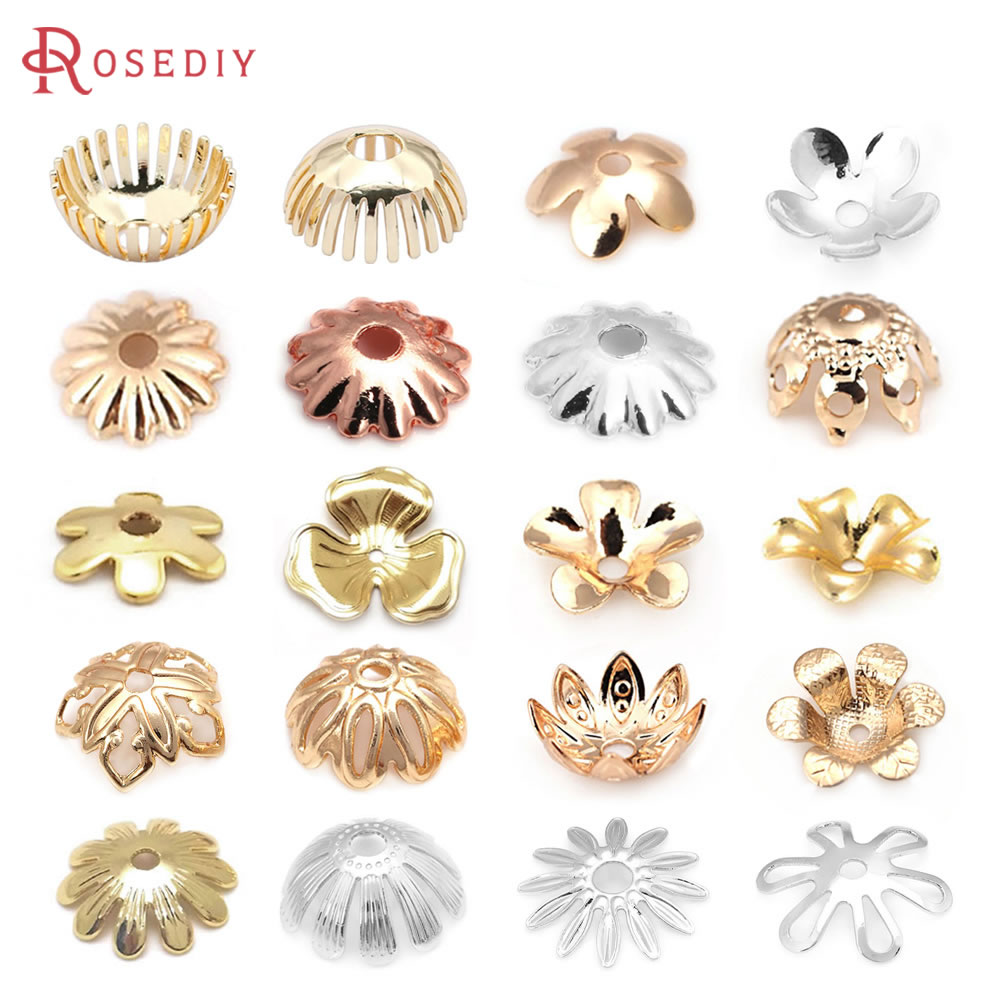 Bead Cap Flower - Perline a Forma di Fiore in