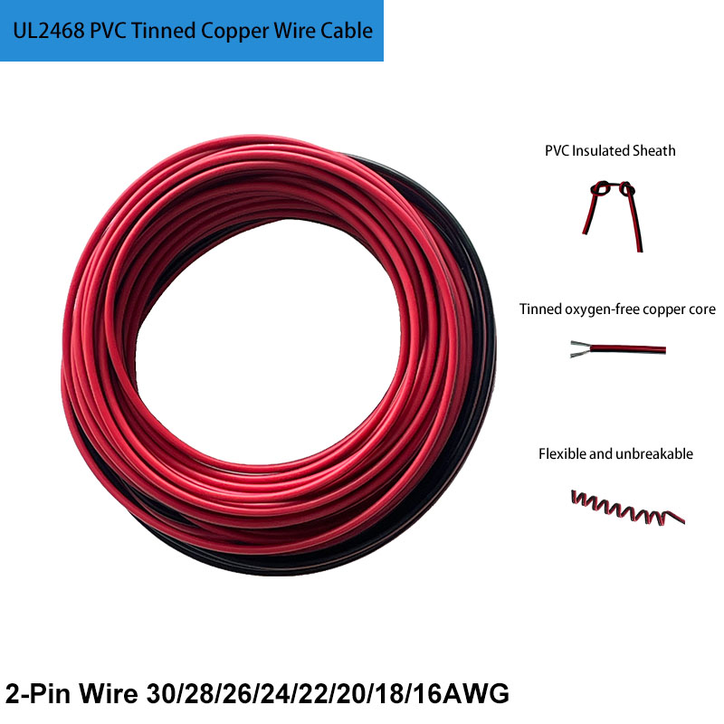 Wire 22 Gauge Copper - UL2468 Cavo per striscia LED isolato