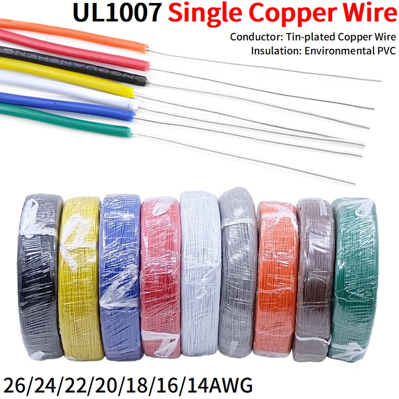Wire 22 Gauge Copper - 5/20M Singolo Nucleo Filo di Rame