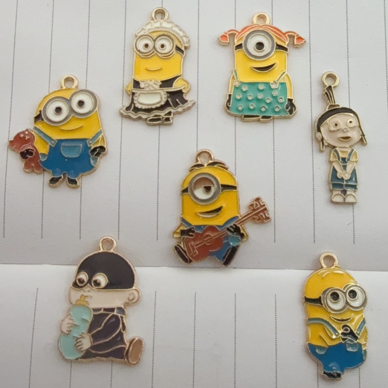 Jewelry Making - 10 pendenti in lega con disegni