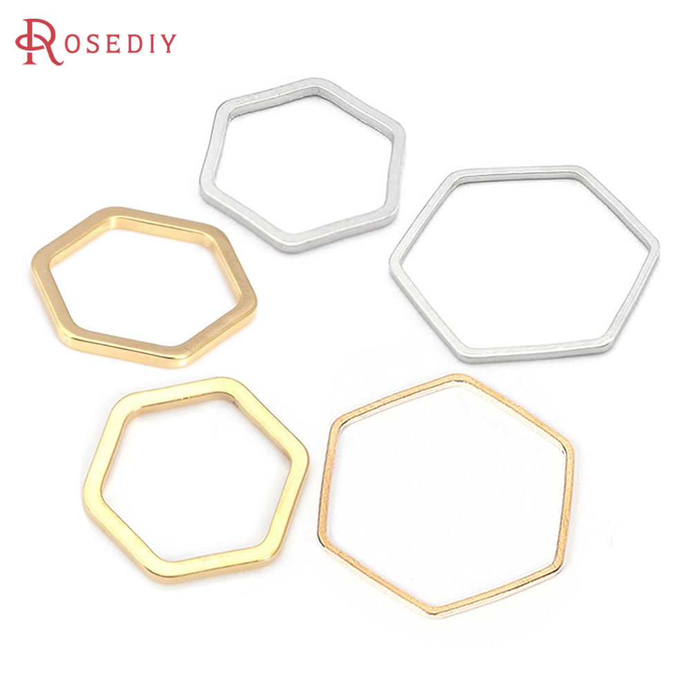 Jewelry Making Closed Jump Rings - Colore oro imitazione rodio colore forma