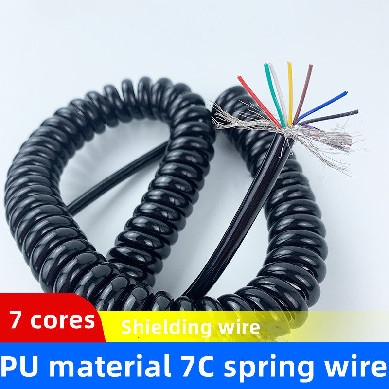 Wire 22 Gauge Copper - PUR spring wire schermatura cavo 7