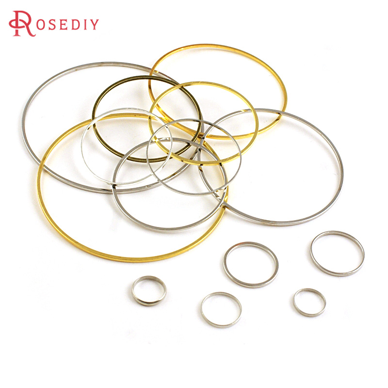 Jewelry Making Closed Jump Rings - Diametro da 8MM a 80MM anelli