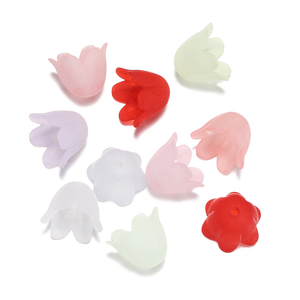Bead Cap Flower - 50 Pezzi 8.5X11mm Perline a Forma