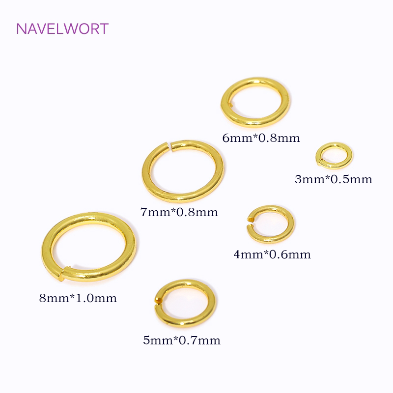 Anello diviso placcato oro 14K - Jewelry Making Closed Jump Rings recensione e prezzo