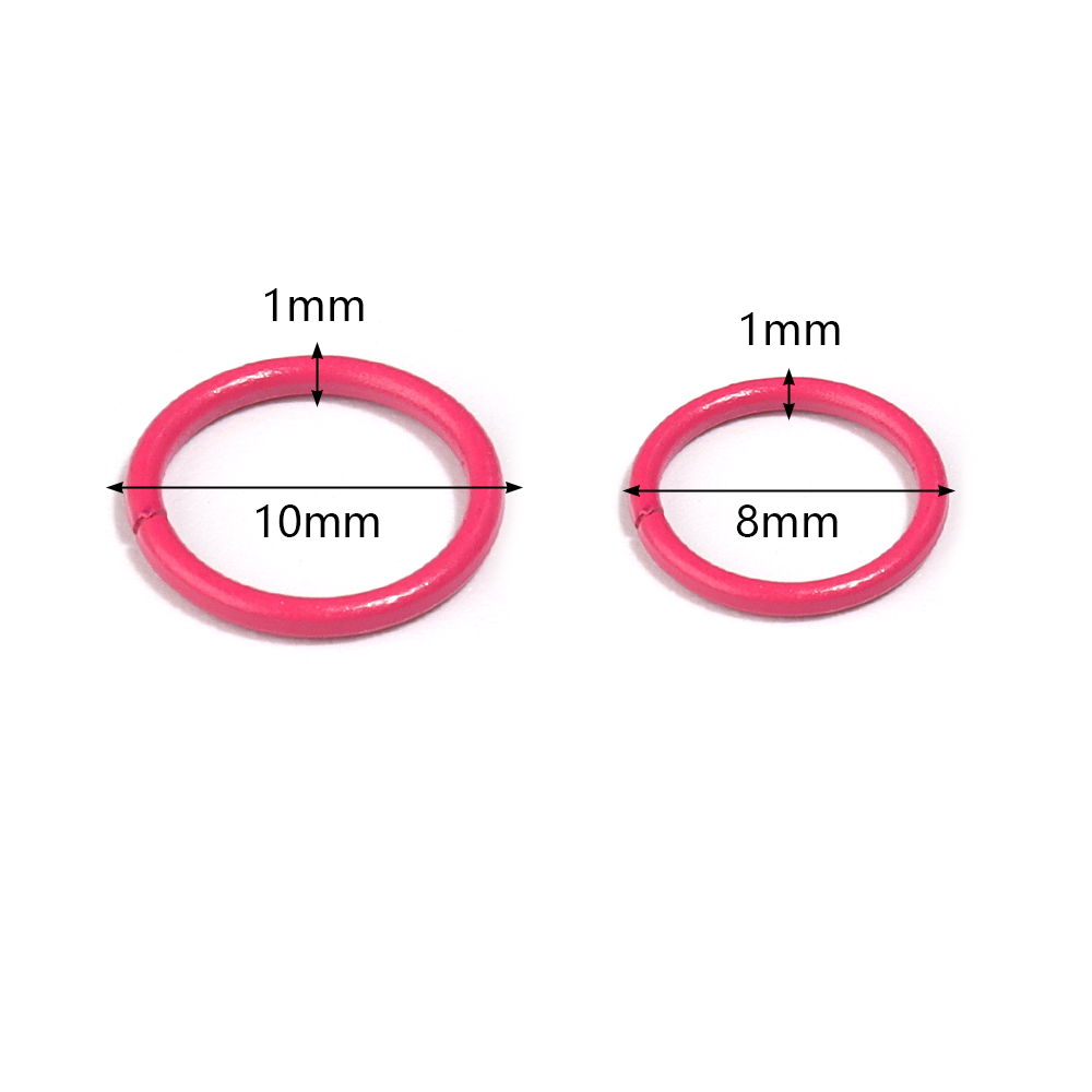 50 pz 8/10mm Ferro Anello Divi - Jewelry Making Closed Jump Rings recensione e prezzo