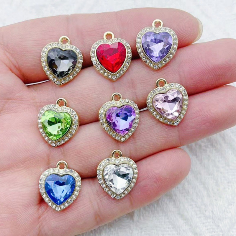 10 pendenti a forma di cuore c - Jewelry Making recensione e prezzo