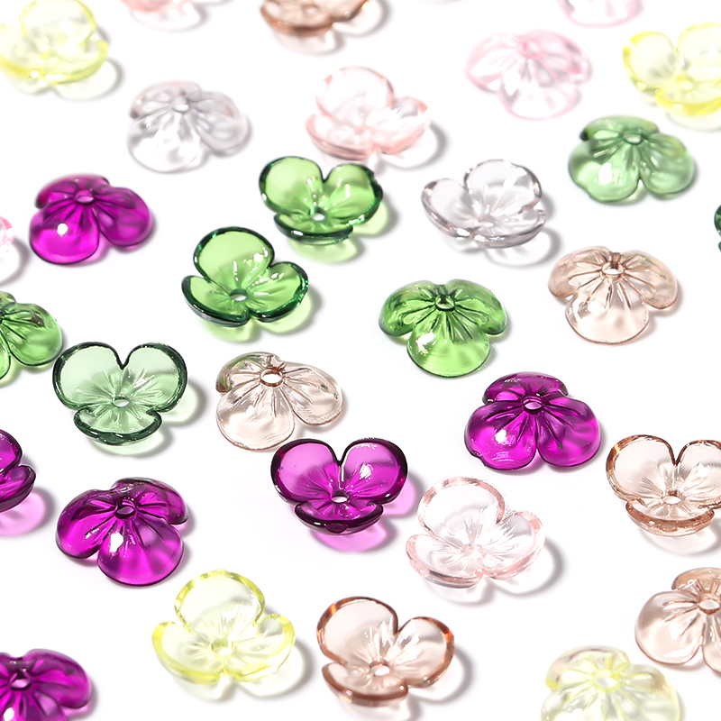 20 pz/lotto Trasparente Resina - Bead Cap Flower recensione e prezzo