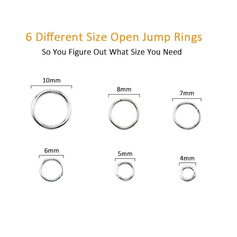 1050 Pezzi Anelli Aperti Placc - Jewelry Making Closed Jump Rings recensione e prezzo