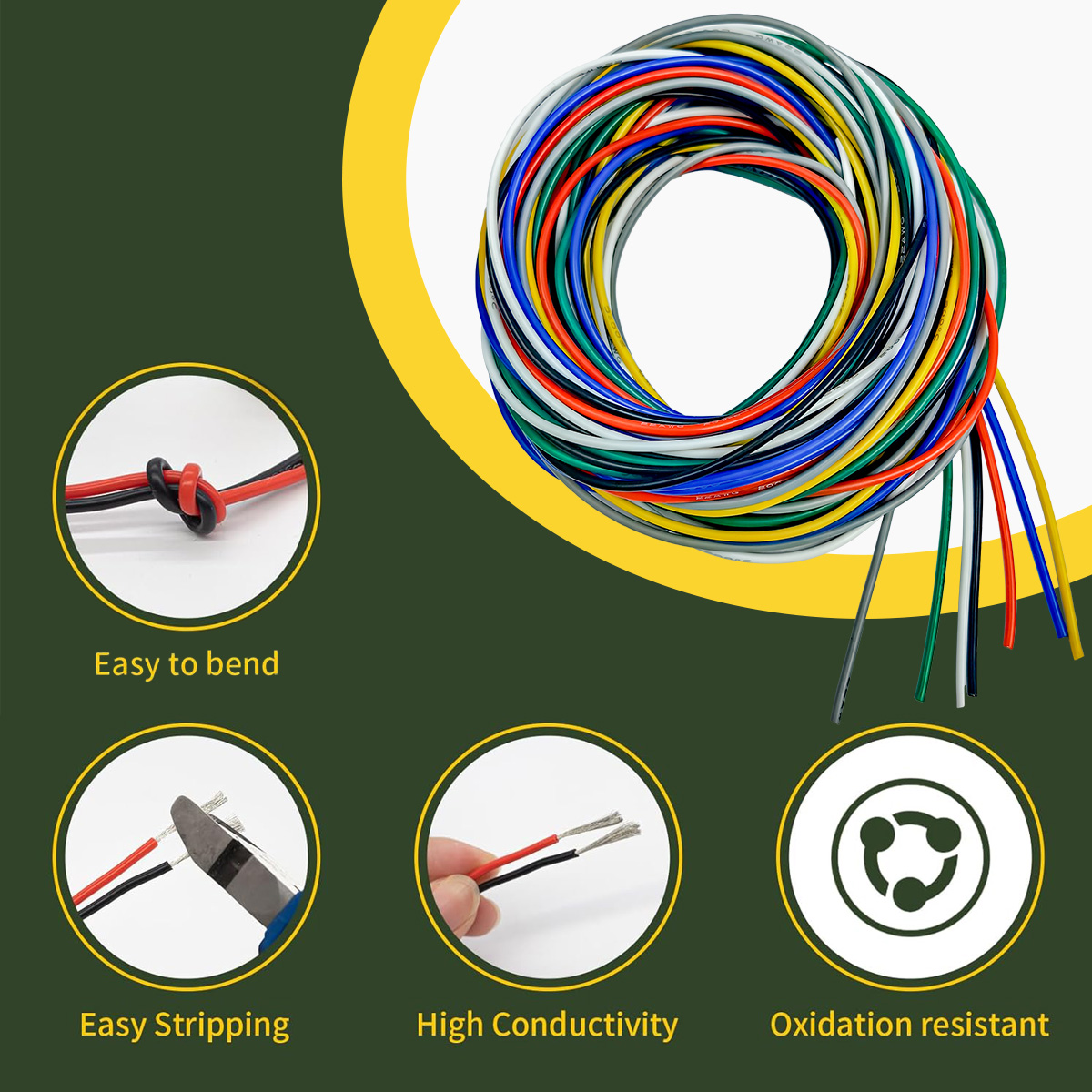 Kit di Cavi Elettrici in Silic - Wire 22 Gauge Copper recensione e prezzo