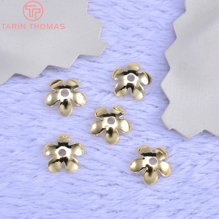 (3176) 20 PZ 8.5 MM 24 K Color - Bead Cap Flower recensione e prezzo