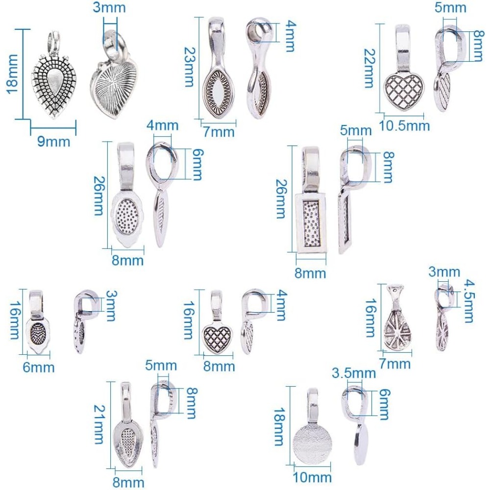 200 Pezzi 10 Stile Lega d'arge - Jewelry Making Pieces recensione e prezzo