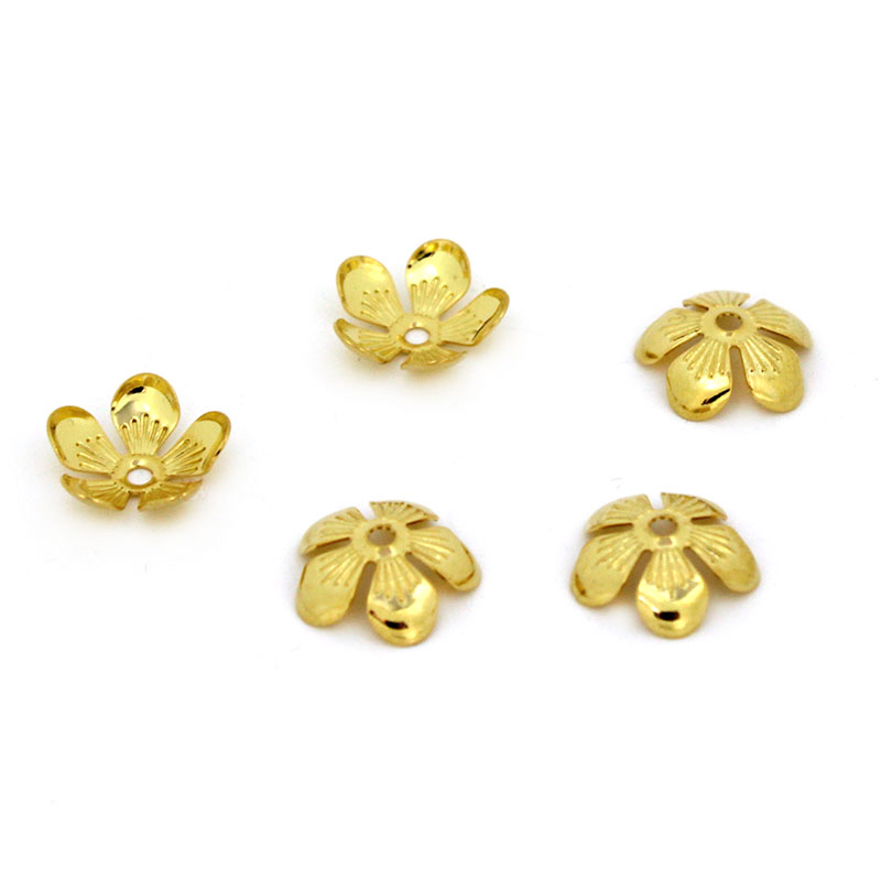 50 pz 11mm in acciaio inossida - Bead Cap Flower recensione e prezzo