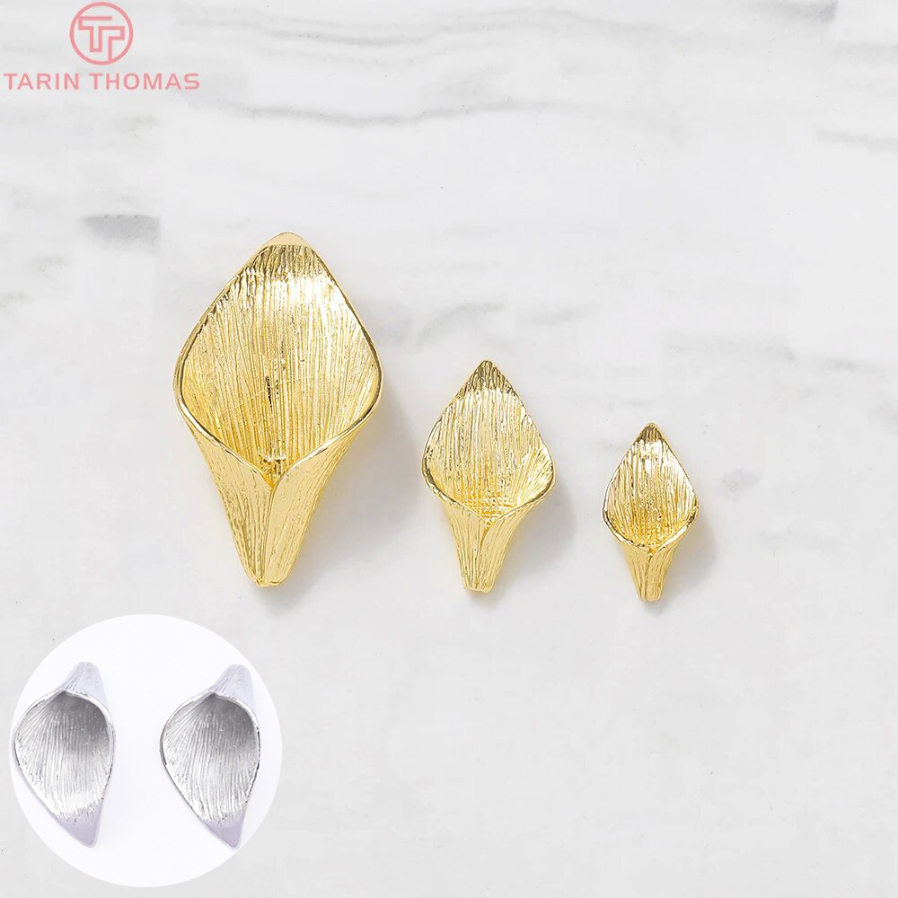 (3603)6PCS 8x14MM 10x19MM 24K  - Bead Cap Flower recensione e prezzo