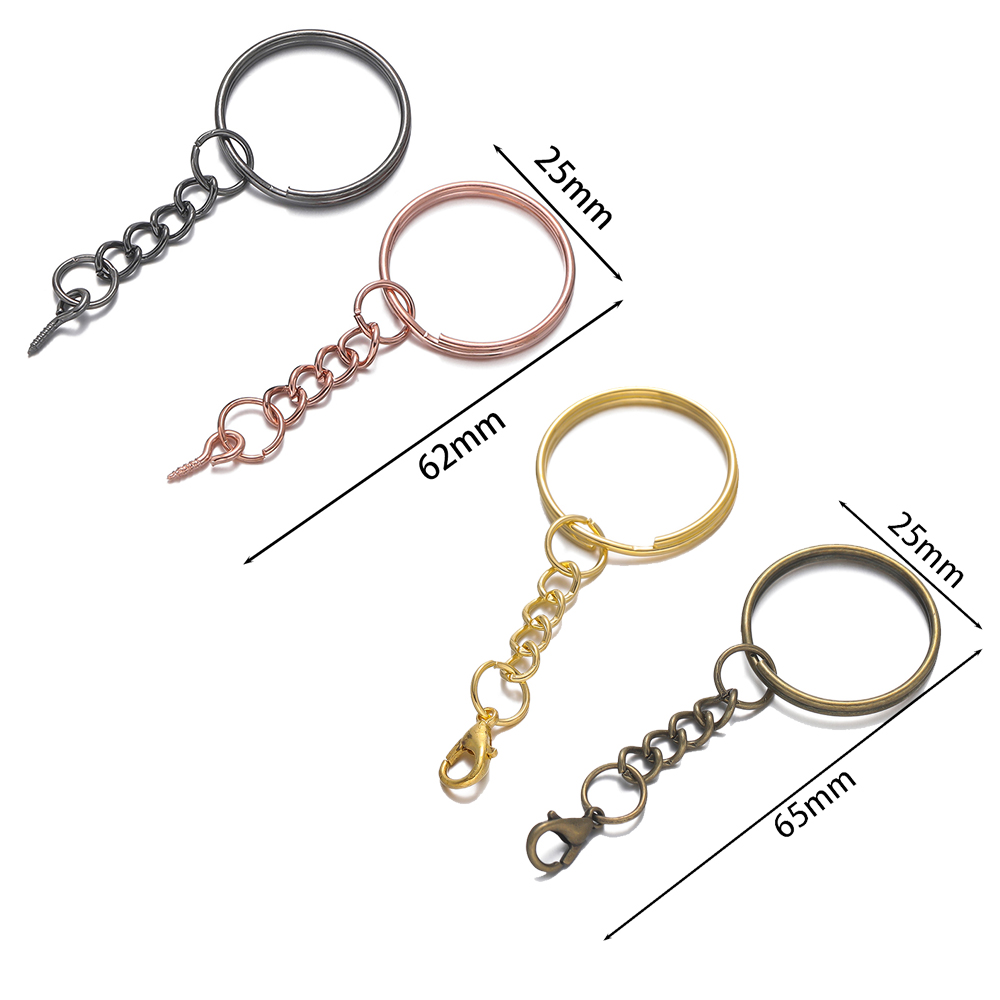 10 pz/lotto Anelli portachiavi - Jewelry Making Chain recensione e prezzo