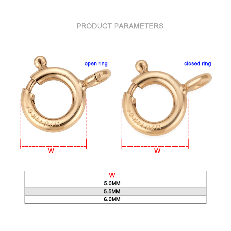 Chiusure a Molla in Oro 14K, G - Jewelry Making Materials recensione e prezzo